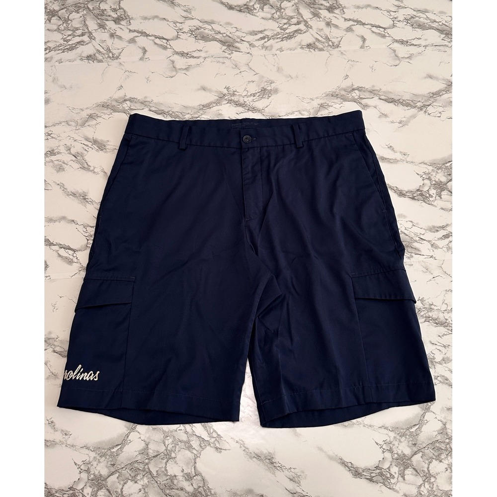 Nike Golf Dri-FIT Carolinas Cargo Shorts Mens 34 Navy Blue 882086-410
